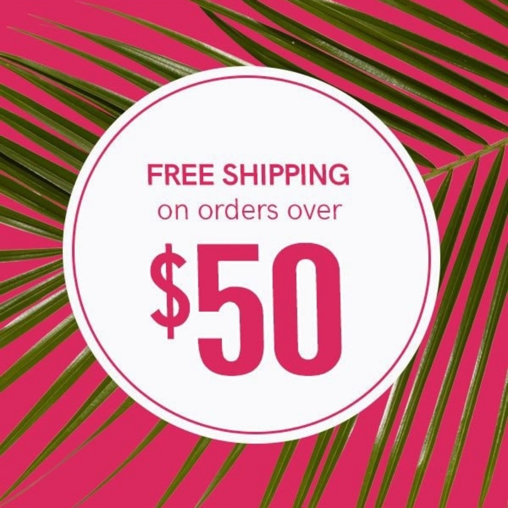 Free shipping $50+